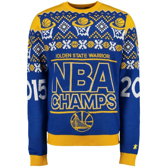 NBA Other - Warriors NBA 2015 Champions Ugly Christmas Sweater